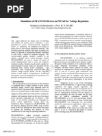 Simulation of Statcom Devices in Pscad For Voltage Regulation IJERTV2IS111123