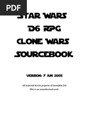 Star Wars - D6 - Clone Wars Sourcebook.pdf