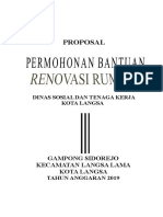 Proposal Bantuan Rumah