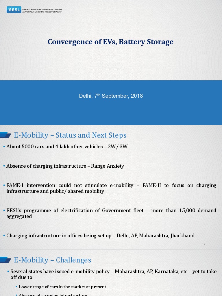 E-Mobility Challenges and Opportunities in India | PDF | Electric ...