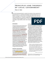 Principles and Theories of Local Government