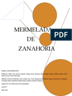 Proyecto de Mermelada de Zanahoria Nélida Condori 6°