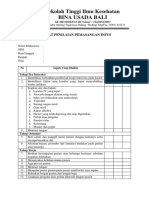 8. Ceklist Pemasangan Infus