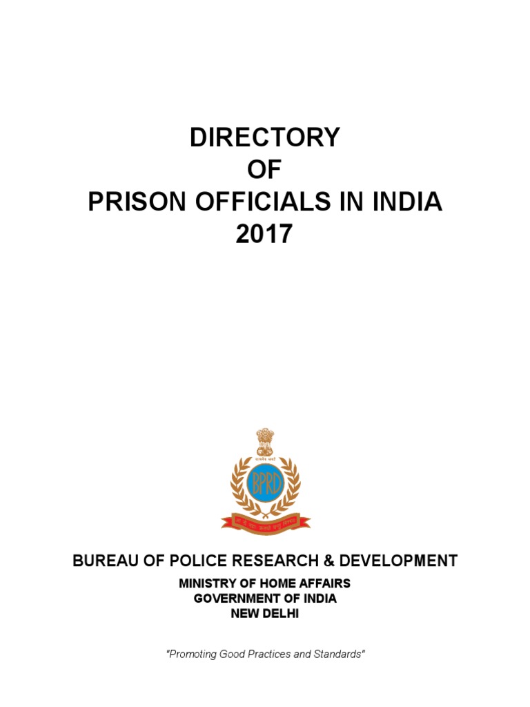 DIRECTORY of Prison Officials in India 2017 PDF | PDF | Public Services ...