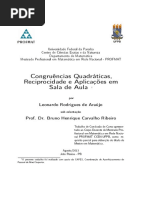 Congruências Quadráticas