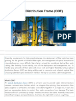 ODF Selection Guide: Choosing the Right Optical Distribution Frame