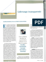 Liderazgo Transparente Manuel Bestratén NTP Psicosociologia