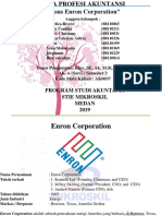 Tugas Etika Profesi Akuntansi - Enron Corporation - Kelompok 8