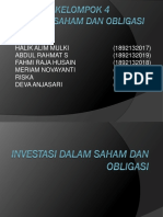 INVESTASI SAHAM DAN OBLIGASI