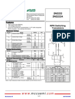 Datasheet Transistor 2n2222a