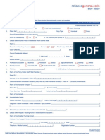 EFU Health Insurance Claim Form | PDF | Hospital | Patient