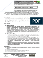 Directiva de Finalizacion Del Año Escolar 2019