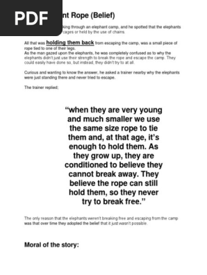 The Elephant Rope Pdf Elephant