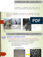 Fallas y Defectos Del Concreto.