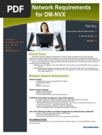 General Network Requirements For DM-NVX