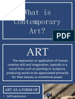 What is Contemporary Art