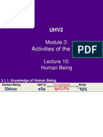 UHV2 M3 L10 - Human Being