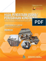 Perusahaan Konstruksi Sensus Ekonomi 2016-Lanjutan Indonesia PDF