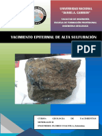 Yacimientos de Alta Sulfuración