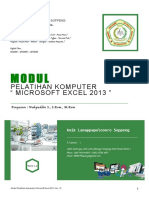 Modul Pelatihan Komputer Microsoft Excel