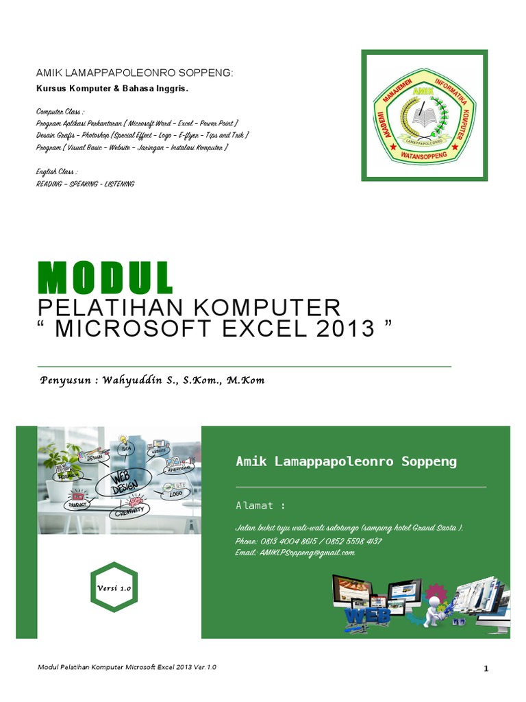 Modul Pelatihan Microsoft Excel 2013 | PDF | Komputer