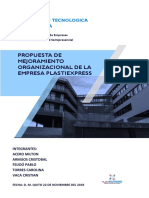 Informe de La Empresa PLASTICEXPRESS PDF