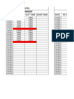 Attendence Sheet