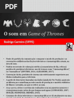 Análise sonora de Game of Thrones (Socine 2019)