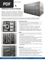 Wellhead Control Panel Datasheet