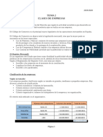 Tema 2 (Clases de Empresas)