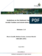 Guidelines on the Sediment Connectivity Index Toolbox