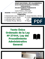 Ley 27444 PROCEDIMIENTO ADMINISTRATIVO