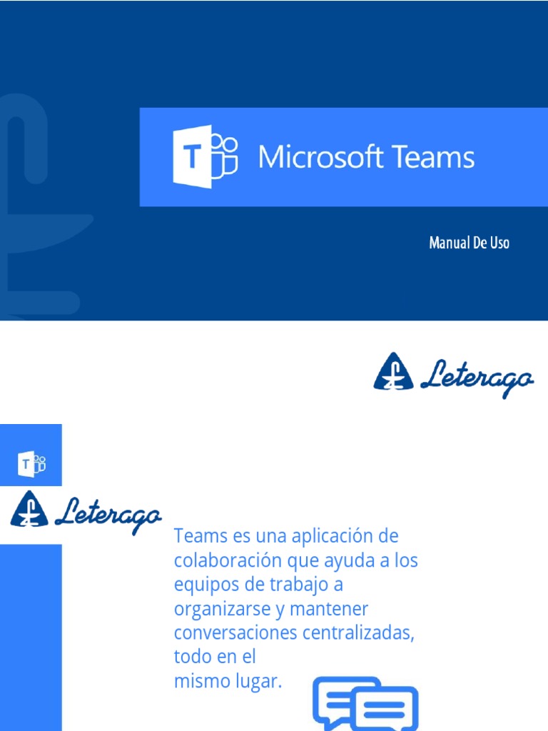 Manual de Uso de Microsoft Teams | PDF