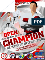 Convite Open Champion 2019