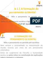 Formação do pensamento ocidental: pré-socráticos e lógica aristotélica