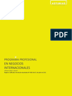 Profesional en Negocios Internacionales 2019