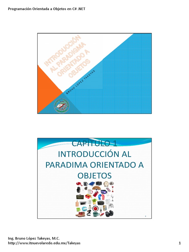 Introduccion A La POO | PDF | Objeto (informática) | Programación ...