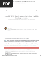 macOS 10 - 15 Catalina Apache Setup - MySQL, Xdebug & More... - Official Home of Grav CMS - Part 2 PDF