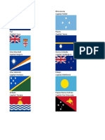 Paises de Oceania, Capitales y Banderas