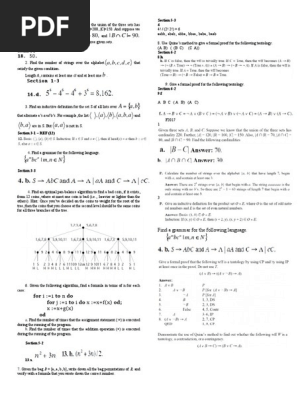 Exam 1 Cheat Sheet If And Only If Mathematical Proof