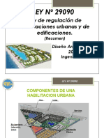 LEY 29090 REGULA HABILITACIONES URBANAS Y EDIFICACIONES