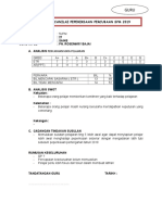 Contoh Format Laporan Pasca Nilai 2019