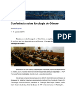 Conferência Sobre Ideologia de Gênero