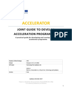 Accelerator, Joint Guide To Develop Acceleration Programmes