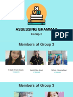 Assessing Grammar Group3