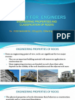 Engineering Classification of Rock