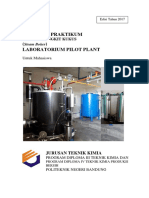 Jobsheet Pilot Plant Full PDF