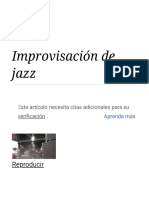 Improvisación jazz