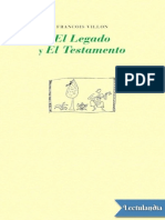 El Legado y El Testamento - Francois Villon