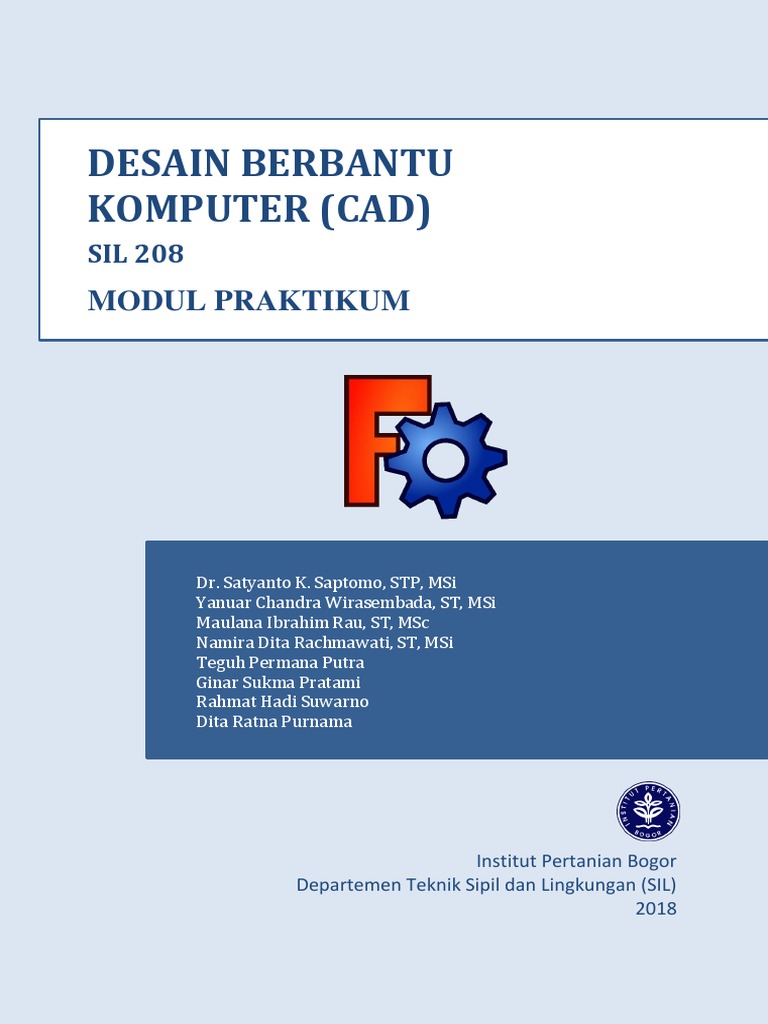 Modul Praktikum Desain Berbantu Komputer | PDF